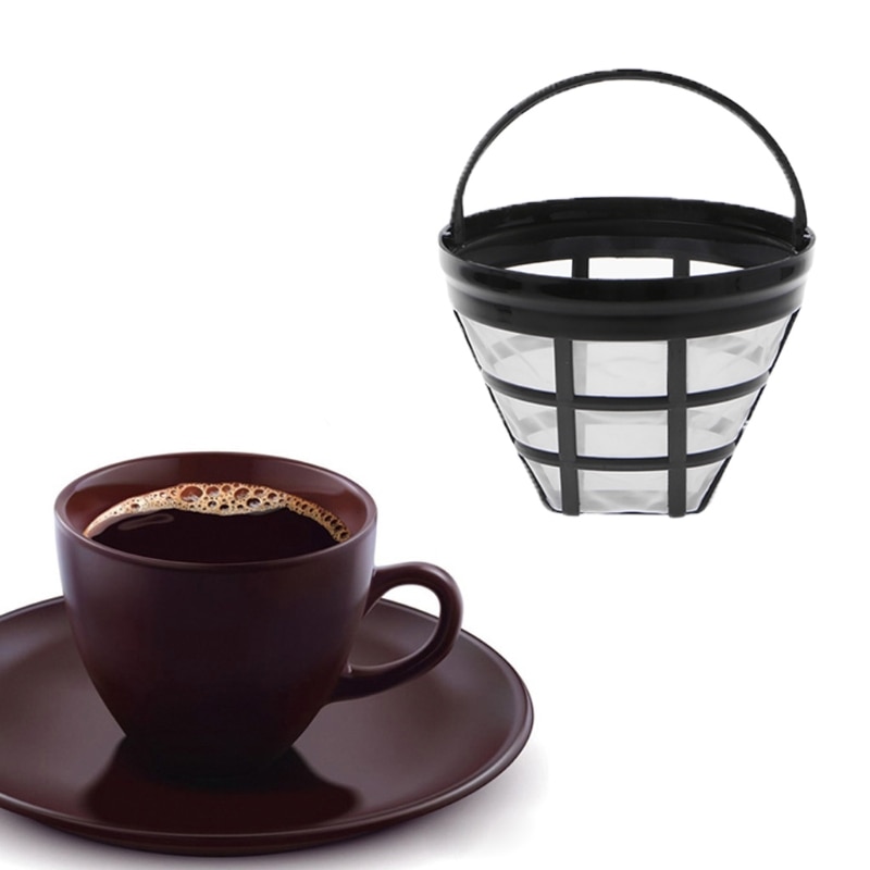 Replacement Coffee Filter Reusable Refillable Basket Cup Style Brewer Tool