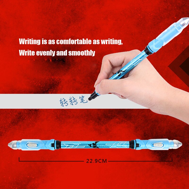 Fun rotating pen game pen for children students pen ballpoint pen pressure relief pen stationery school supplies
