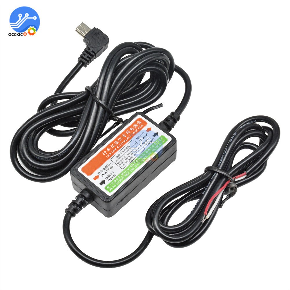 Mini Usb Car Charger Kabel Voor Auto Auto Dash Cam Camcorder Voertuig Dvr Dc 12 V Naar 5 V hardware Draad Lading
