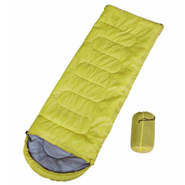 Saco de dormir Campin 220*75 Cm bolsas de dormir resistentes al frío impermeable sobre cama de saco para dormir al aire libre estera gruesa ultraligera