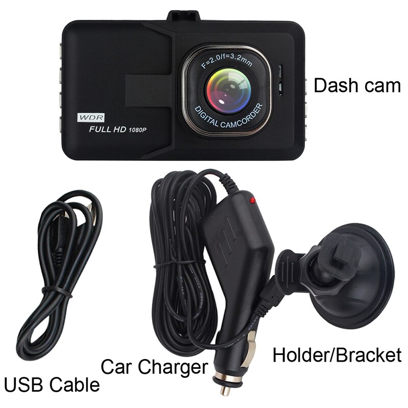 Car DVR 1080P Camera Wide Angle Driving Recorder HD Dash Cam LCD Night DVR Car Dvr/Dash Camera Driving Video Recorder