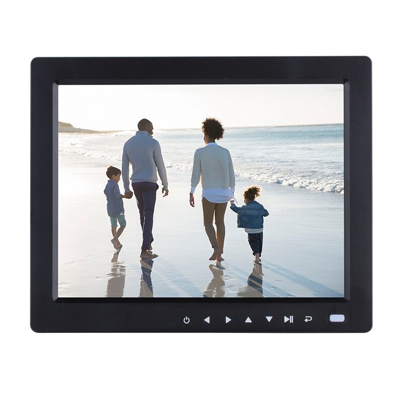 10 Inch Digital Picture Frame Multifunctional HD Digital Photo Frame with Contact Buttons Electronic Album Photo