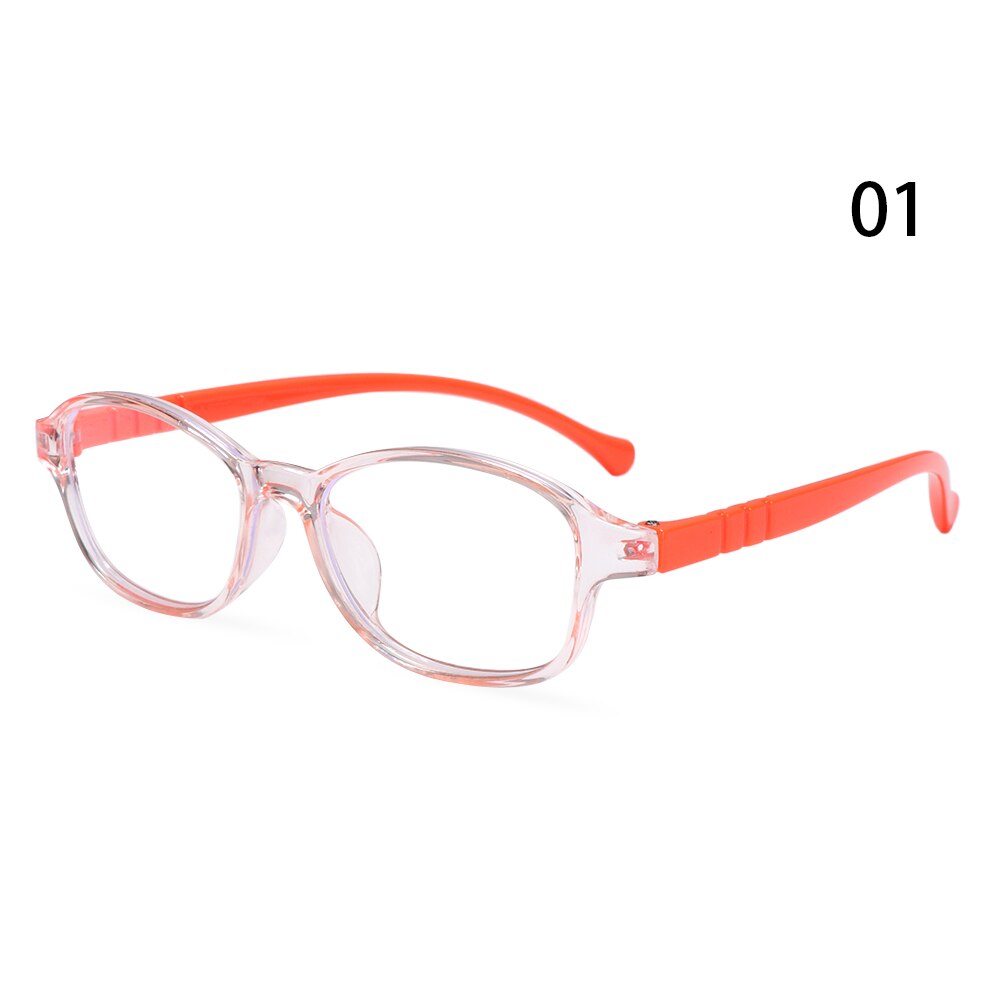1PC Kid Glasses Ultra Light Frame Computer Glasses Anti-blue Light Eyeglasses Eyewear Boys Girls Vision protection Lynx Glasses: 01