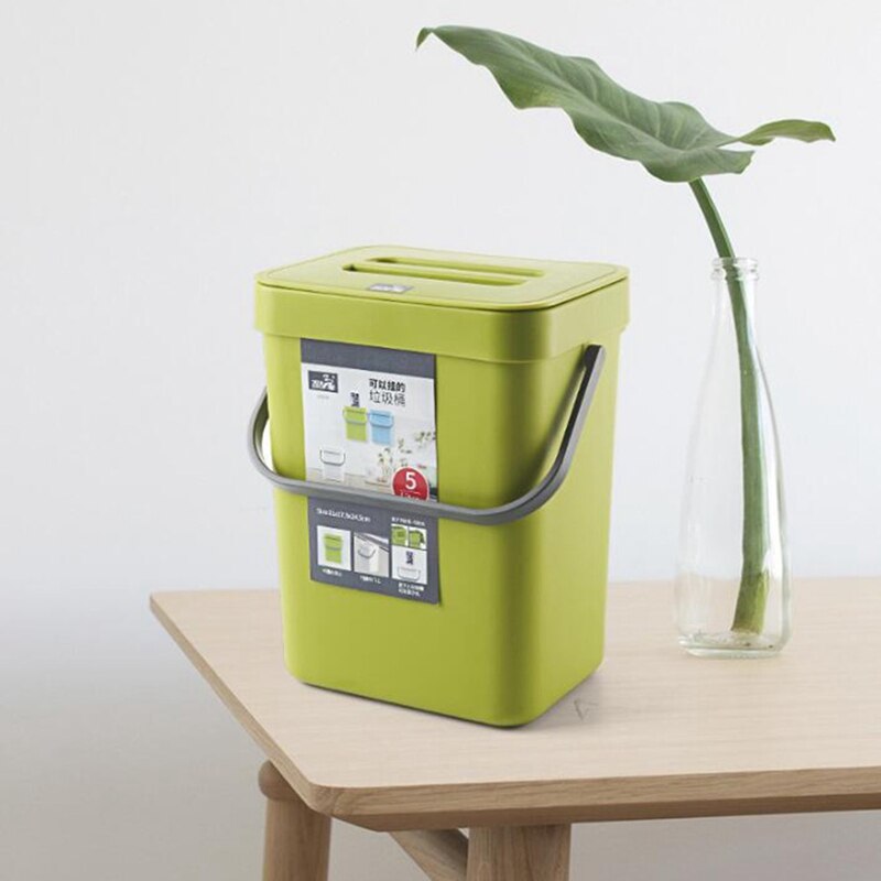 Wall-mounted Folding Sorting Trash Can Household Convenient Toilet Trash Can Large Capacity Kitchen Storage Bin