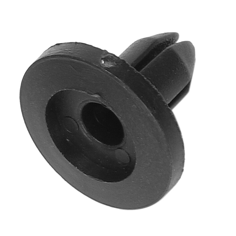 SODIAL(R) 100 Pcs Car Fender Push in Type Plastic Rivets Fastener Black 15 x 13 x 6mm