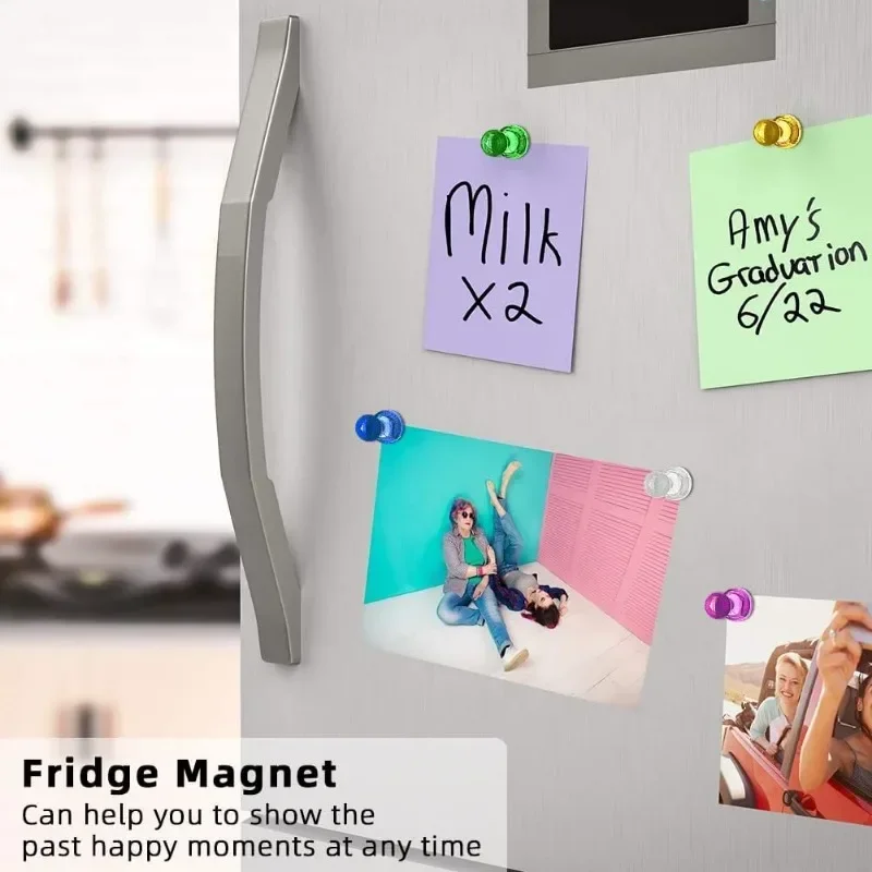 Magnet Pushpin Strong Neodymium Magnetic Thumbtack Refrigerator Sticker Kitchen Home Office Map Magnets Cone Push Pins