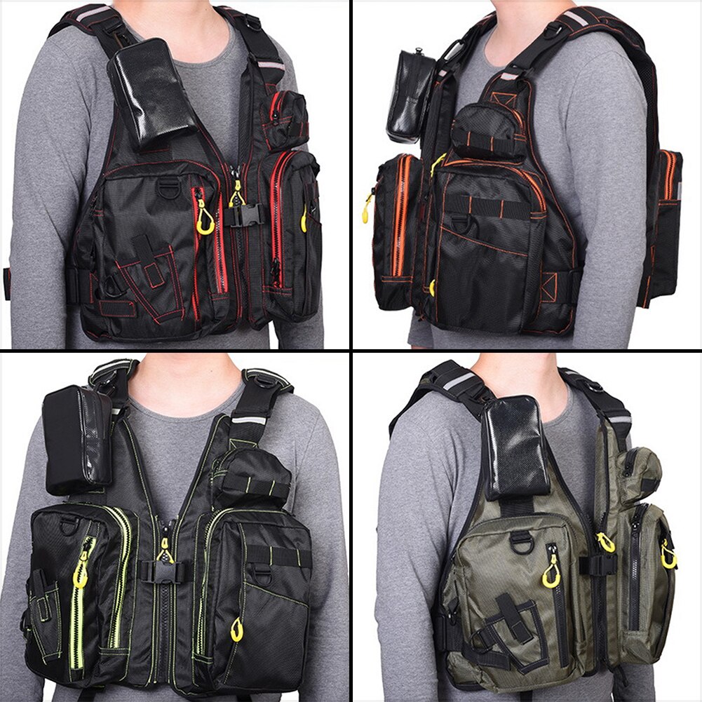 Sport Fishing Life Vest Outdoor Sport Fishing Buoyancy Life Vest Adjustable Safety Waistcoat Men Vest Fishing Tackle Tool Adjust