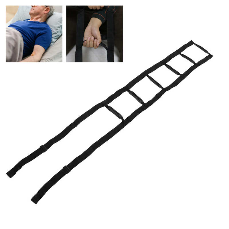 Bed Ladder Assist with Handle Strap Senior Elderly Bedridden Patients Pull Up Rope Ladder Bed Ladder Assist Braces Supports