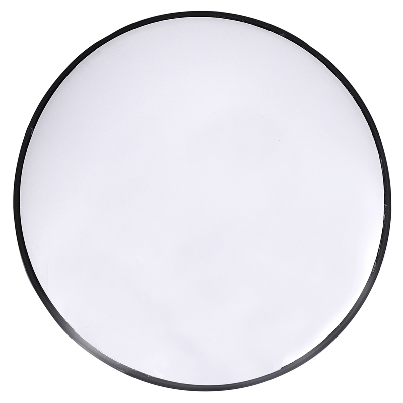 Novel-30Cm Wide Angle Security Road Mirror Curved for Indoor Burglar Outdoor Safurance Roadway Safety Traffic Signal Convex Mirr: Black