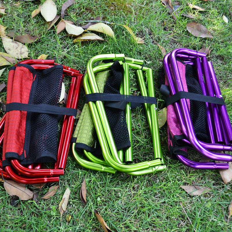 Camping Stoel Vissen Stoel Ultralight Computer Picknick Bbq Strand Stoelen Aluminiu Legering Outdoor Camping Accessoires