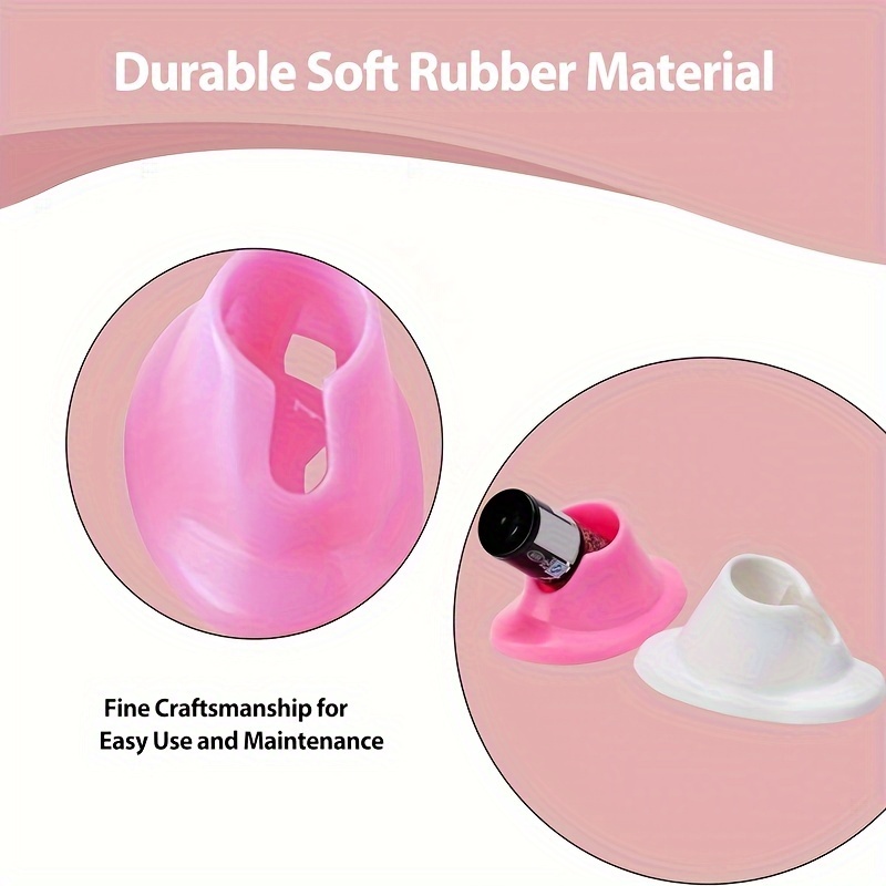 Nagellacksflaskställ nagellackshållare mjuk gummi nagellacksflaskställ poleringshållare går inte att öppna och är inte spetsig