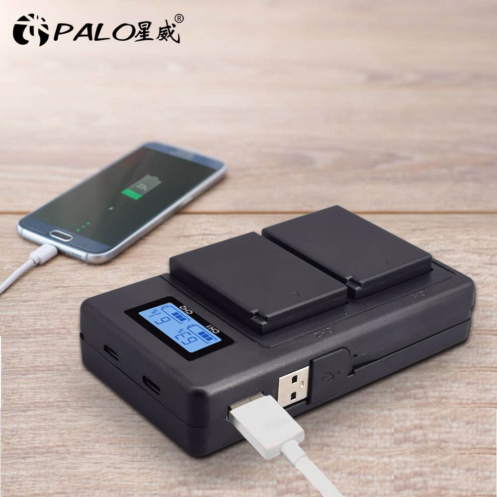 Lp -e10 lp e10 lpe 10 kamera batterier+lcd usb dobbelt oplader til canon eos 1100d 1200d 4000d kiss  x50 x70 rebel  t3 t5 t6 lp-e10