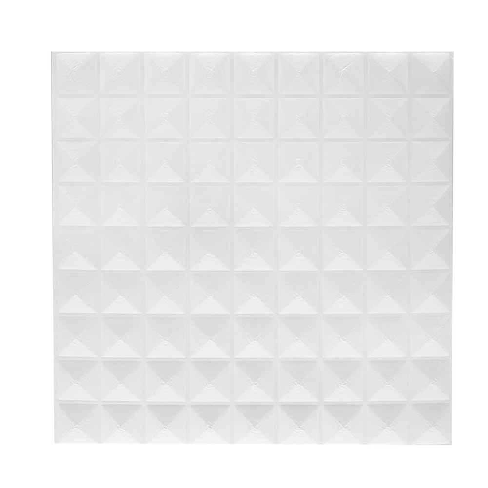 3D-Wandpanelen Behang Zelfklevend, Pe Schuim waterdichte Wandpaneel Muursticker voor Slaapkamer Woonkamer Huisdecoratie 60x60cm (24, Rots