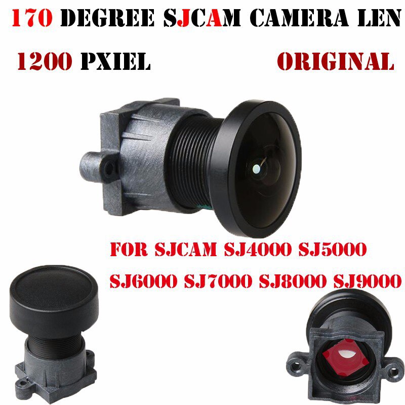 Lente gran angular de 170 grados para sjcam sj4000 sj5000 sj6000 sj7000 Cámara de Acción SJ8000 SJ9000 SGA998