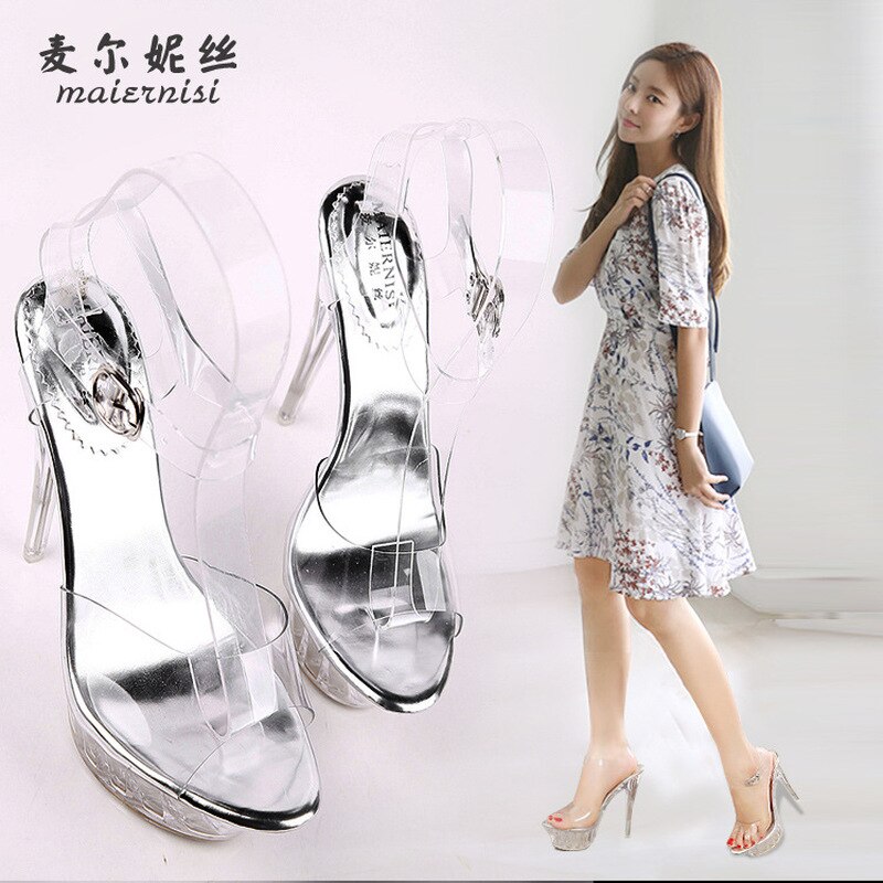 LEOPARD 14cm Heels LAND High-heeled Shoes Manufacturers Sales Replacement Crystal Heels Sandals Supply High-heeled Sandals WZ