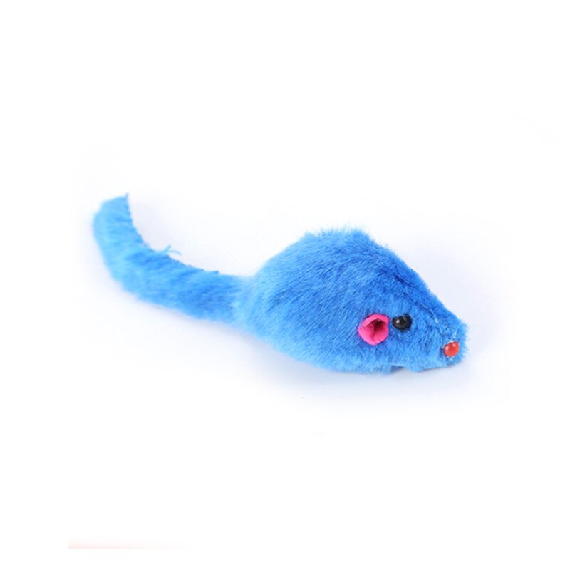 Funny Interactive Plush Cat Toys Catnip Toys Pet Mouse Chewing Toy Teeth Grinding Cat Teaser Toy Animal Products Random Color