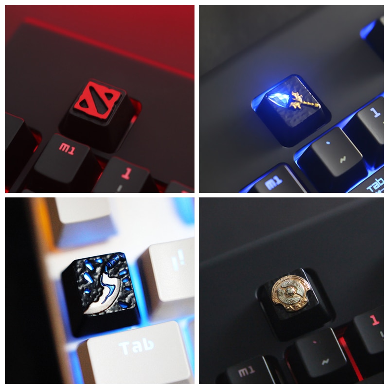 Keycap 1 pcs Dota2 Zinc-aluminum key cap mechanica... – Grandado