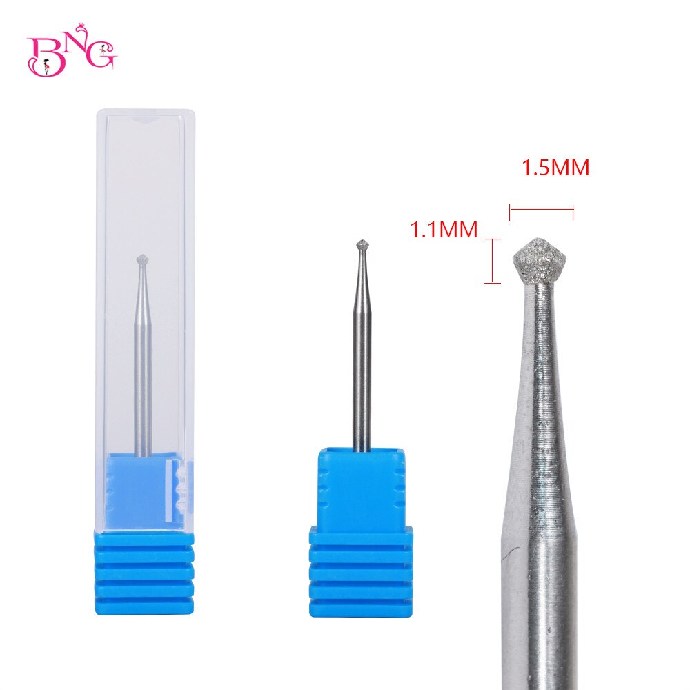 BNG Tungsten Diamond Carbide Electric Nail Drill Bit Nail Mills Cutter for Manicure Machine Nail Files Accessories