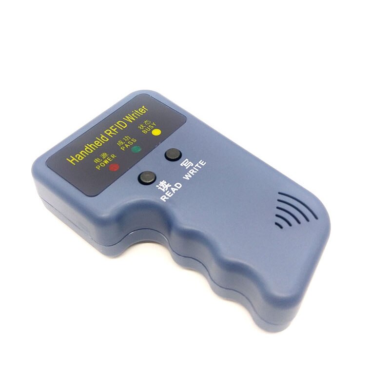 Lector portátil de 125KHz EM4100 RFID para copiadora de tarjetas, duplicador, programador, lector + EM4305 T5577, RFID regrabable, etiquetas, llaveros, tarjetas: Writer only