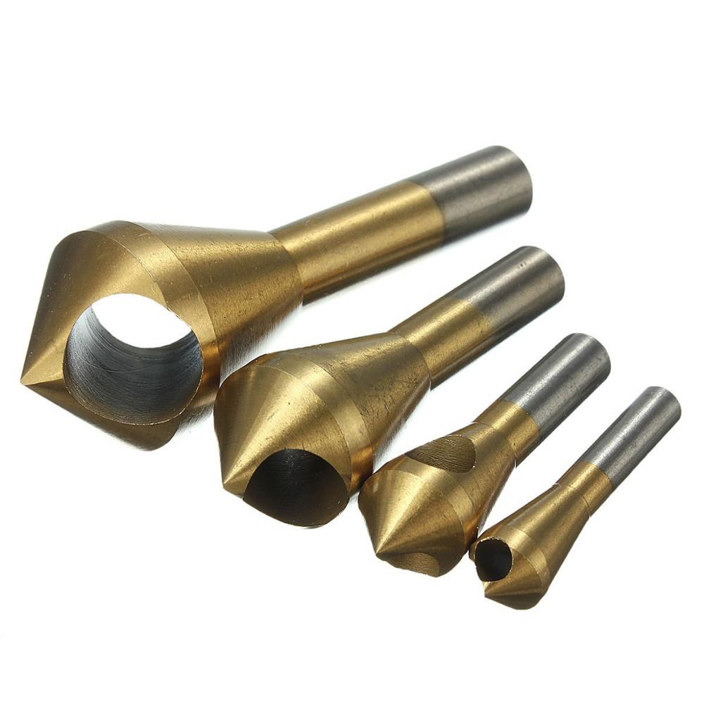 Inclined hole chamfer countersunk bit drill/inverted taper hole/screw countersunk hole/internal chip removal