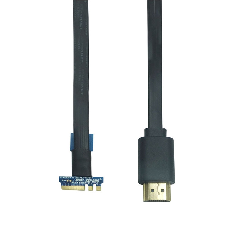 Ngff m.2 uma chave para adaptador de cabo hdmi para mini pci-e versão exp gdc adaptador de placa gráfica para portátil