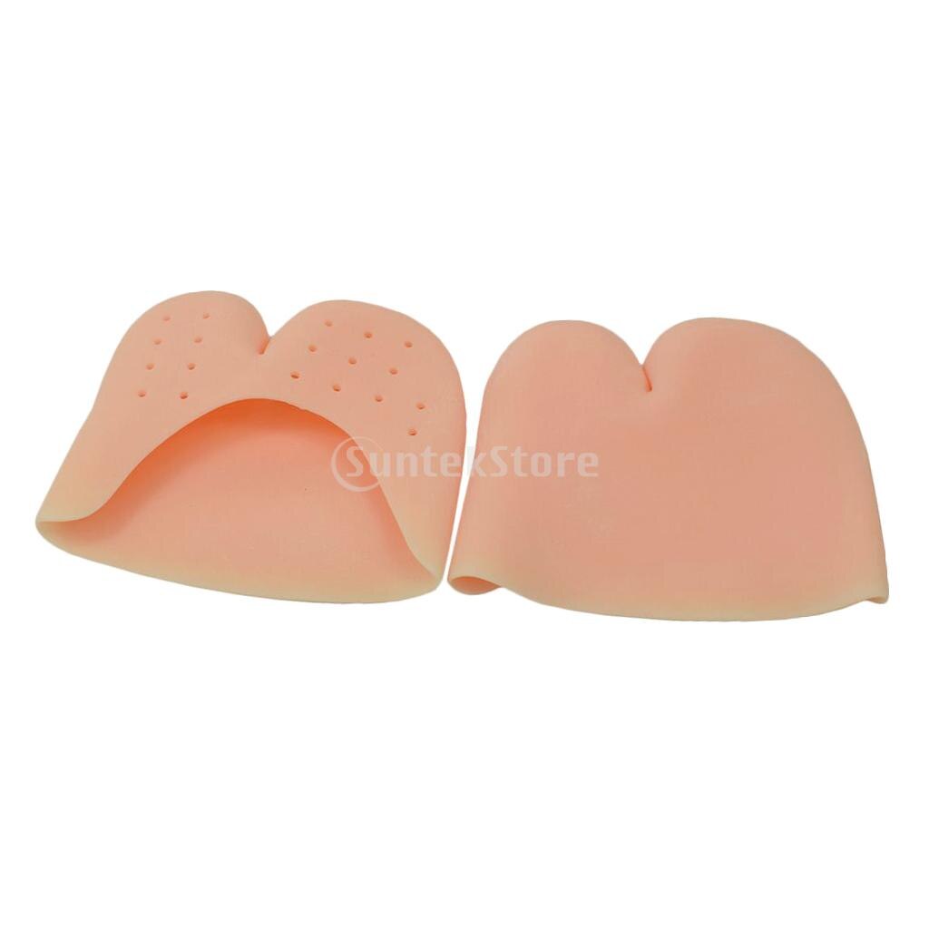 1 Paar Silicone Gel Teen Pads Voorvoet Schoenen Kussen Vrouwen Pompen, Hoge Hak Inlegzolen, Middenvoet Pijn