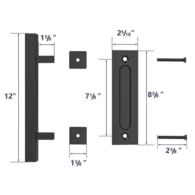 Schuifdeuren Schuur Deur Handvat Pull Flush Verzonken Houten Deur Handvat Voor Meubels, geschikt Voor Kabinet Kast Interieur Deur 35-45Mm: A