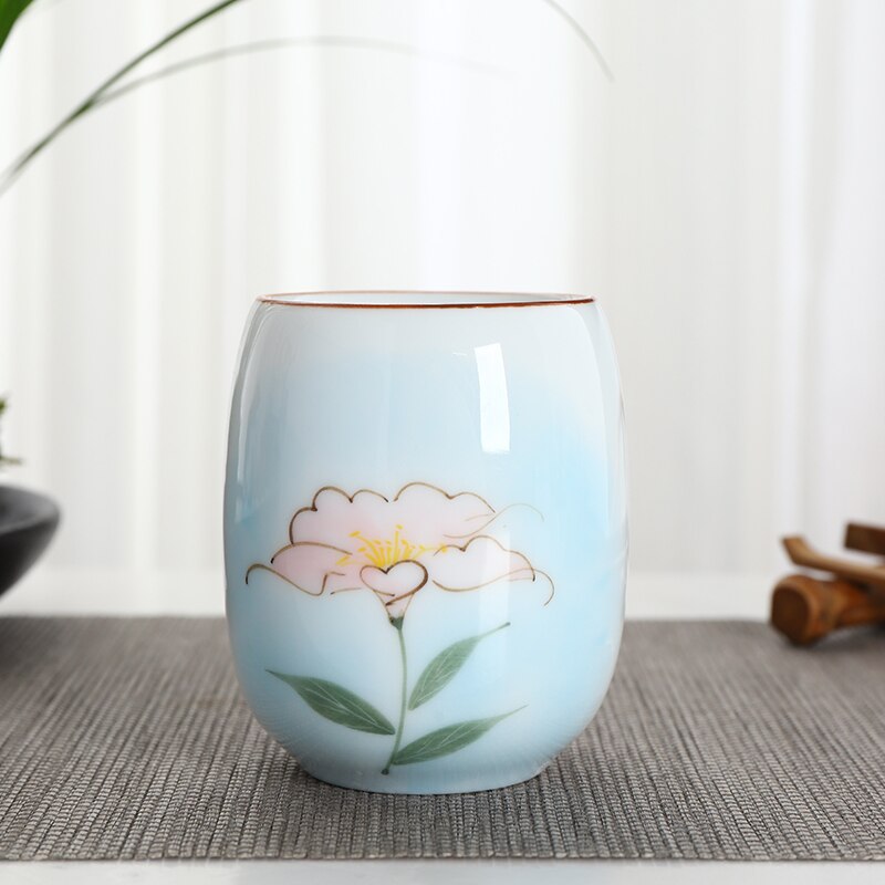 CHANSHOVA tasse à thé en céramique H271 | Motifs multiples traditionnels de Style chinois, tasse à thé en porcelaine blanche de 190ml: 10