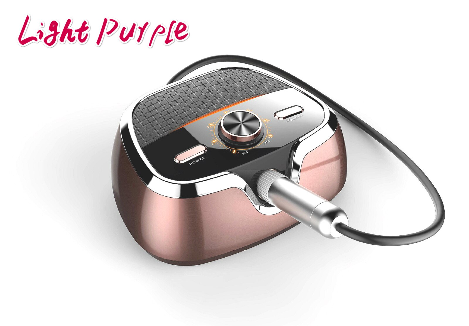 35000RPM SML M3 Electric Nail Drill Machine Electric Manicure Machine Drills Pedicure Kit Ceramic Nail Polish Bit Nail Tools 1: Light Purple 220V