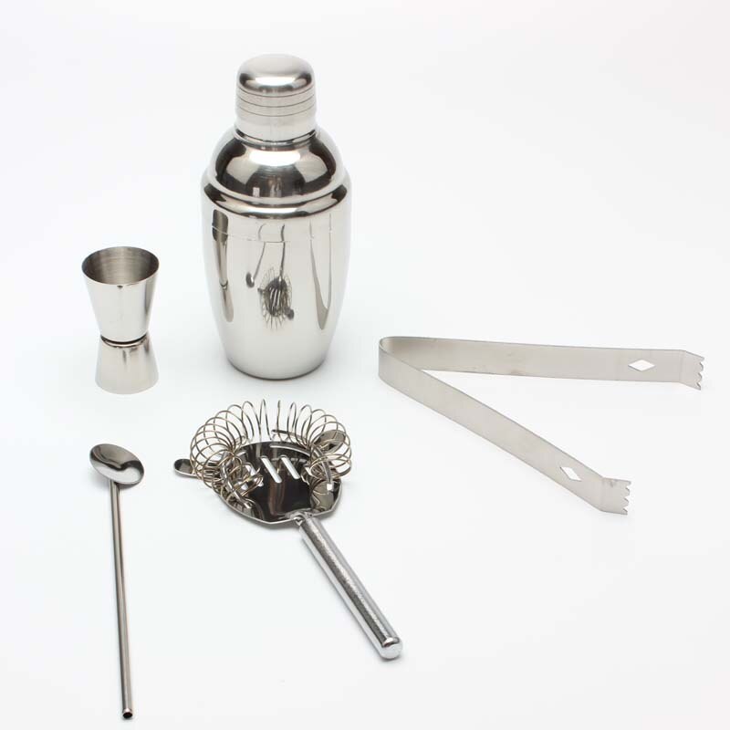 -myyntityylinen cocktail shaker setti viisiosainen cocktail shaker työkalu baari tarvikkeet koti baarit cocktail shaker baaritarvikkeet