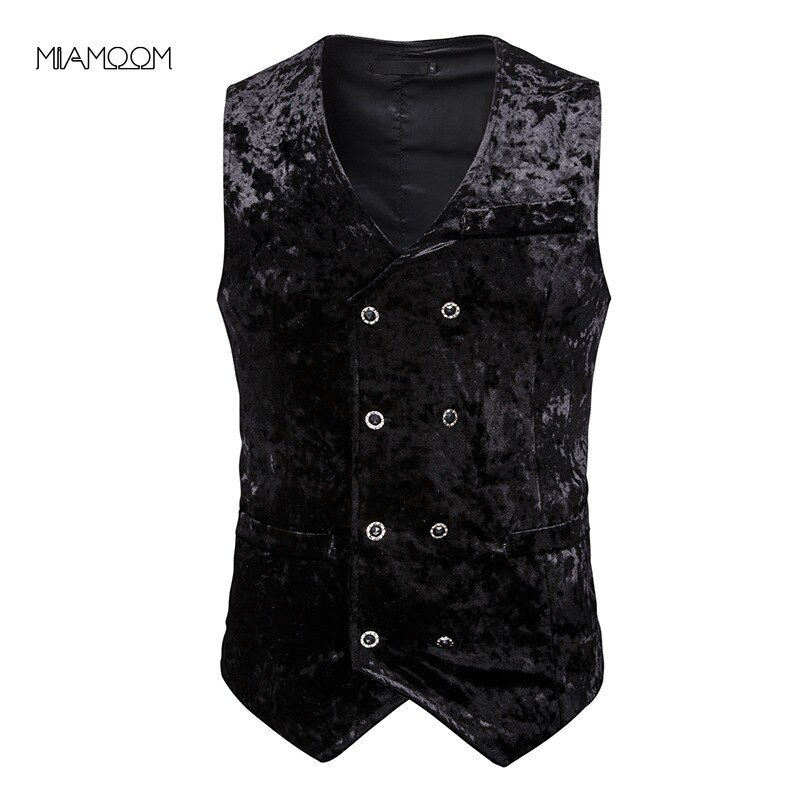 Miamoom business casual vest vest mænd ærmeløs jakkesæt vest herre tøj