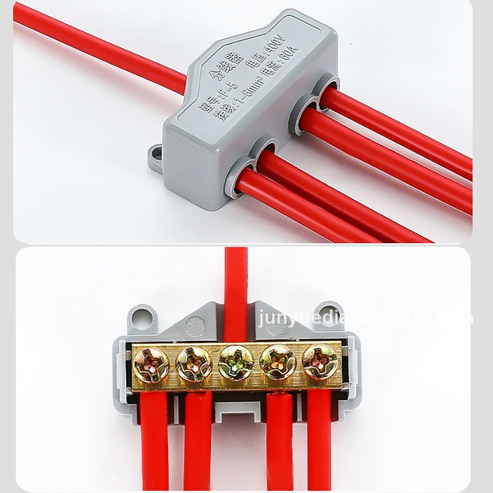 High Power Splitter Snelle Draad Connector Grote Stroom Geleider Messing Docking Terminal Blok Compacte Splice Elektrische Connector
