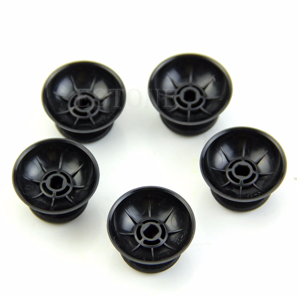 10 pcs Black Replacement Controller Analog Thumbsticks Thumb Stick for Sony PS4