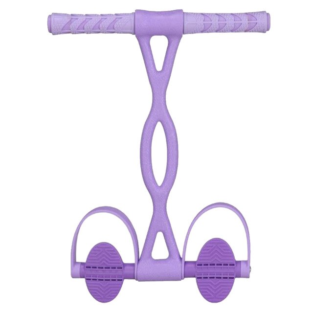TPR Pilates Yoga rallye formation Sit-up équipement de Fitness gymnastique entraînement pédale rallye corde maison Fitness pédale tirer corde Sports: VIOLET