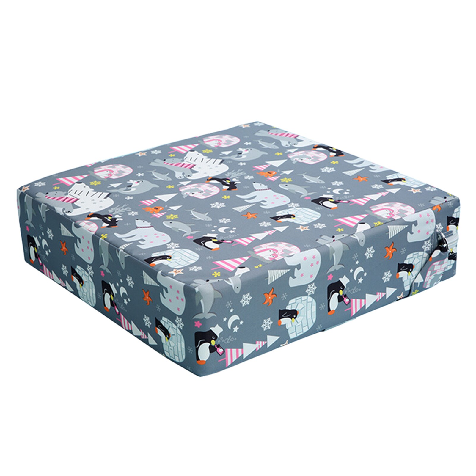 Stoelverhoger met rits, demonteerbaar, draagbaar, met riem, stoelverhogend kussen, zacht, baby, peuter, wasbaar, verwijderbaar, baby: 1