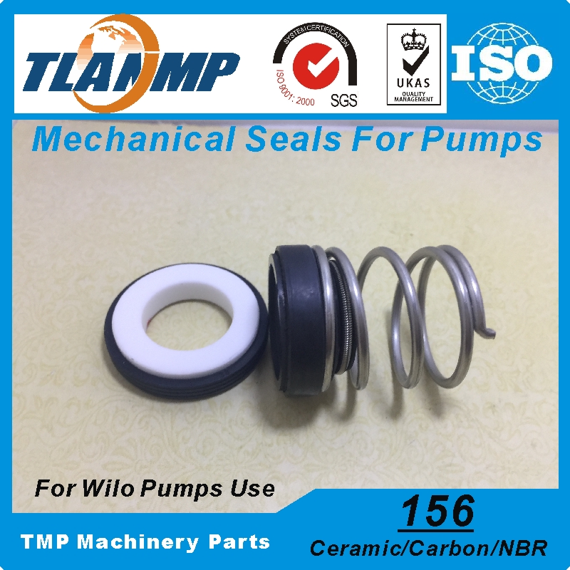 156-15 Mechanical Seals Voor Wilo PU-462EAH/PU-S400E Pompen (Materiaal: Carbon/Keramische/NBR) as Maat 15mm (5 stuks/partij)