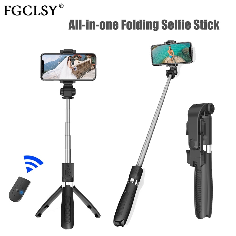 FGCLSY Bluetooth Selfie Stick - 700mm Extendable Tripod for iPhone & Android