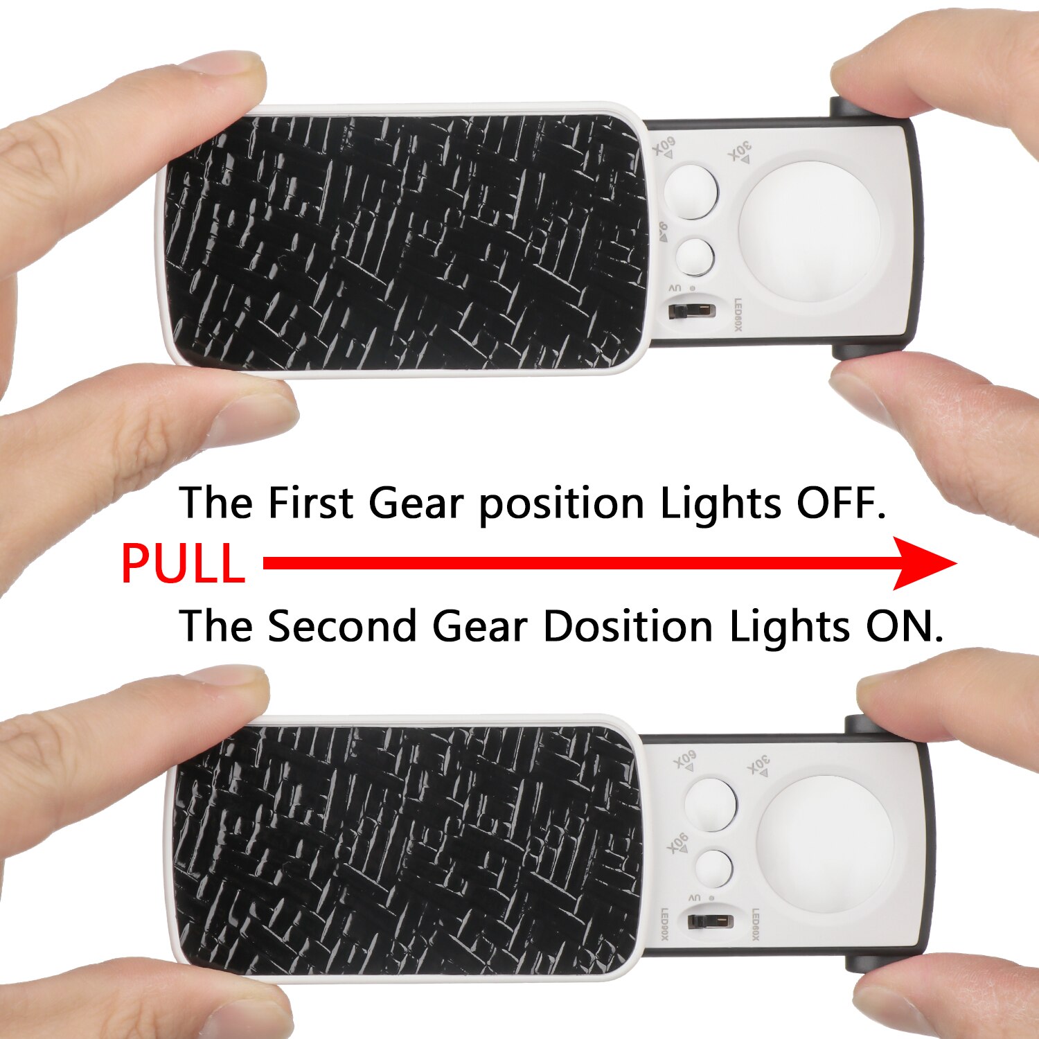 Diamond Selector II Gem Tester Pen With Mini Illuminated Jewelry Gemstone Testing LED Magnifying Electronic Diamond Tester Tool