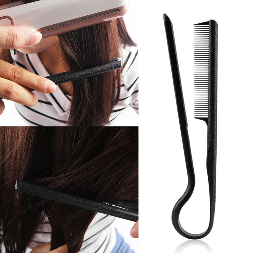 Peine de peluquería plegable para mujer y niña, alisado y utensilio de corte de pelo, herramienta suave de sujeción, pinzas para Estilismo