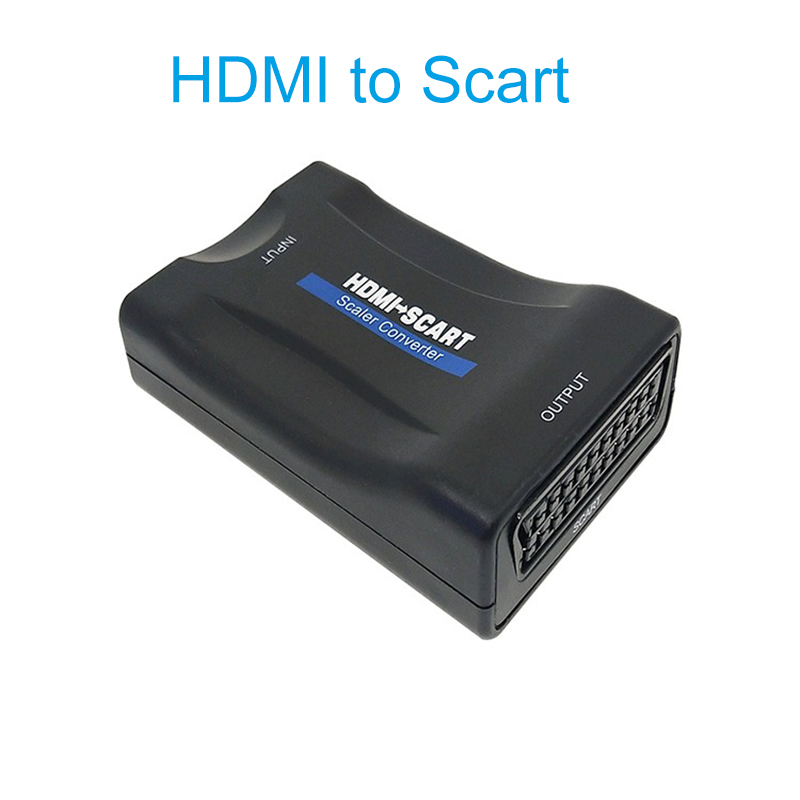 SCART/BNC naar HDMI Converter Video Audio Adapter met SCART/HD Schakelaar PAL/NTSC Video Scaler SCART naar HDMI Digitale Converter: Glod