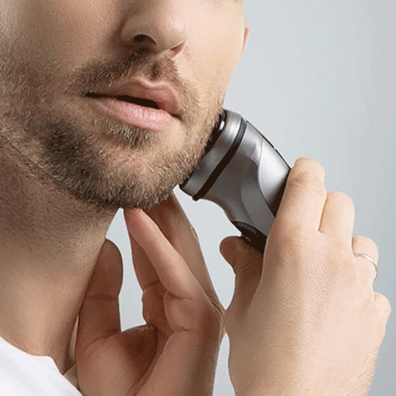 3D flottant rasoir électrique 3 tête rotatif lavable rasoir hommes barbe rasage tondeuse USB charge sans fil Machine