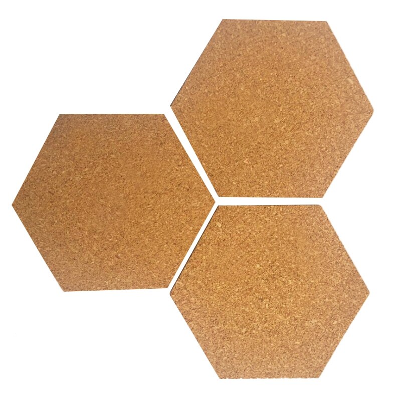 Self-Adhesive Cork Coasters,Cork Mats Cork Backing Sheets for Coasters and DIY Crafts Supplies (60, Hexagon)