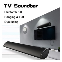 20W Bluetooth 5.0 TV Soundbar Wireless Speaker Stereo Home Theater Hifi Column Surround USB Sound System Wall Mounted Sound Bar
