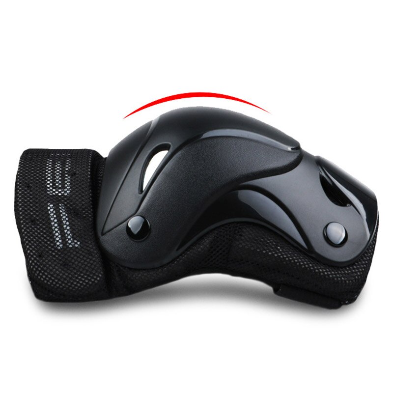 6 stk/sett sykling skøyter beskyttelsesutstyr knealbuebeskyttere håndleddsbeskyttere utendørs sport sikkerhetsbeskytter body sett