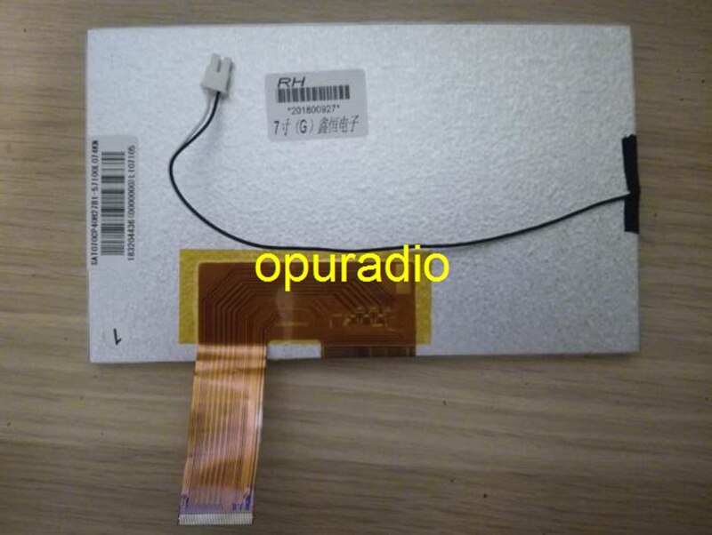 original 7inch TFT LCD screen SAT070CP40H27B1 for Car GPS display Screen panel Repair replacement