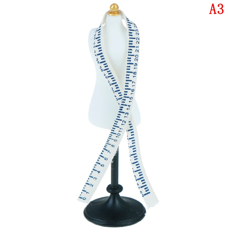 1/12 puppenhaus Miniatur Zubehör Mini Kleid Kleidung Mannequin Lineal Set Simulation Kleid Form Modell Spielzeug für Puppenhaus Decor: A3