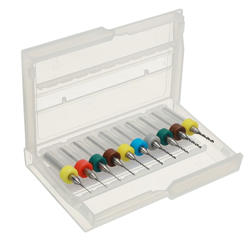 0.3-1.2mm stal wolframowa wiertło z węglika zestaw robić naprawy zegarków płytka drukowana wolframowe zegarmistrzowskie narzędzia naprawcze