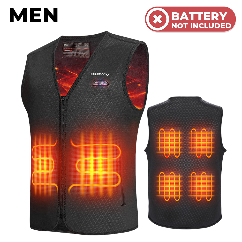 CE Thermisch verwarmd vest USB Heren Dames Verwarmingsjack Elektrisch Winterwarmer Sport Skiën Wandelen Voor buitenactiviteiten in de winter: M / Overigen