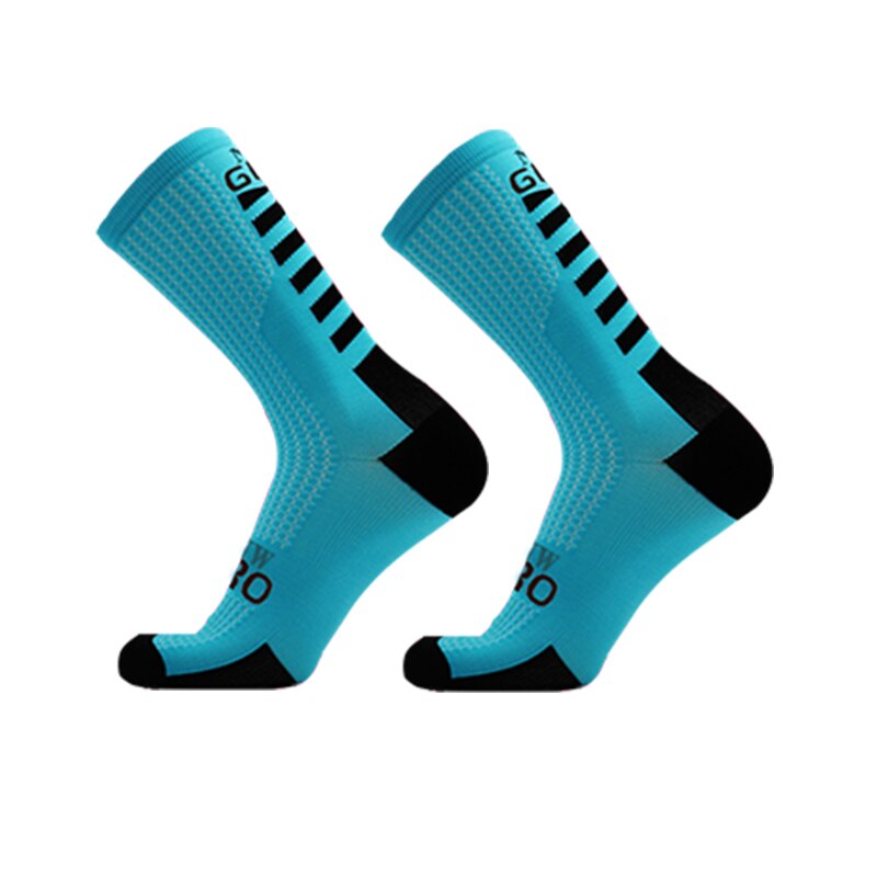 NW-GIRO 2022 Cycling Socks Man Bike Running Mtb Men&#39;s Bicycle Compression Knee-high Funny White Blace Black Green: Gray