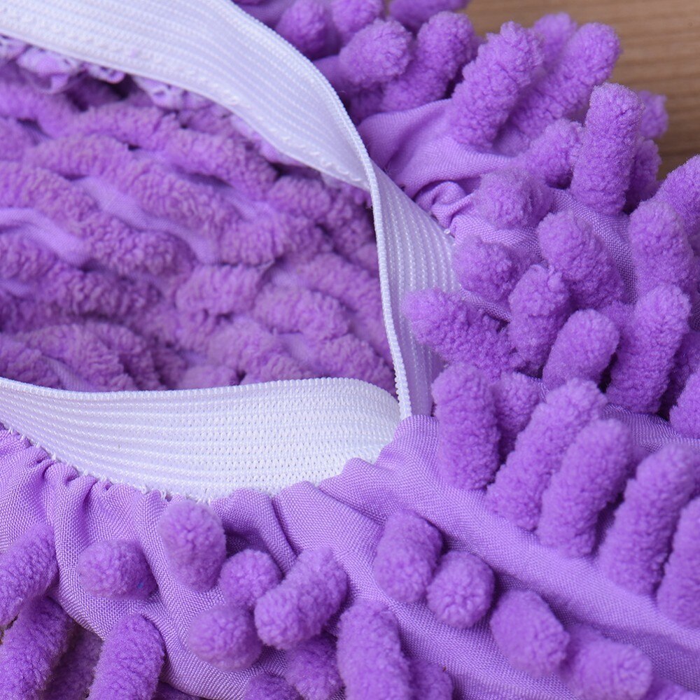 1 pièce, pantoufle de serpillère anti-poussière, pantoufle paresseuse, polissage au sol de maison, nettoyage facile, couverture de chaussettes